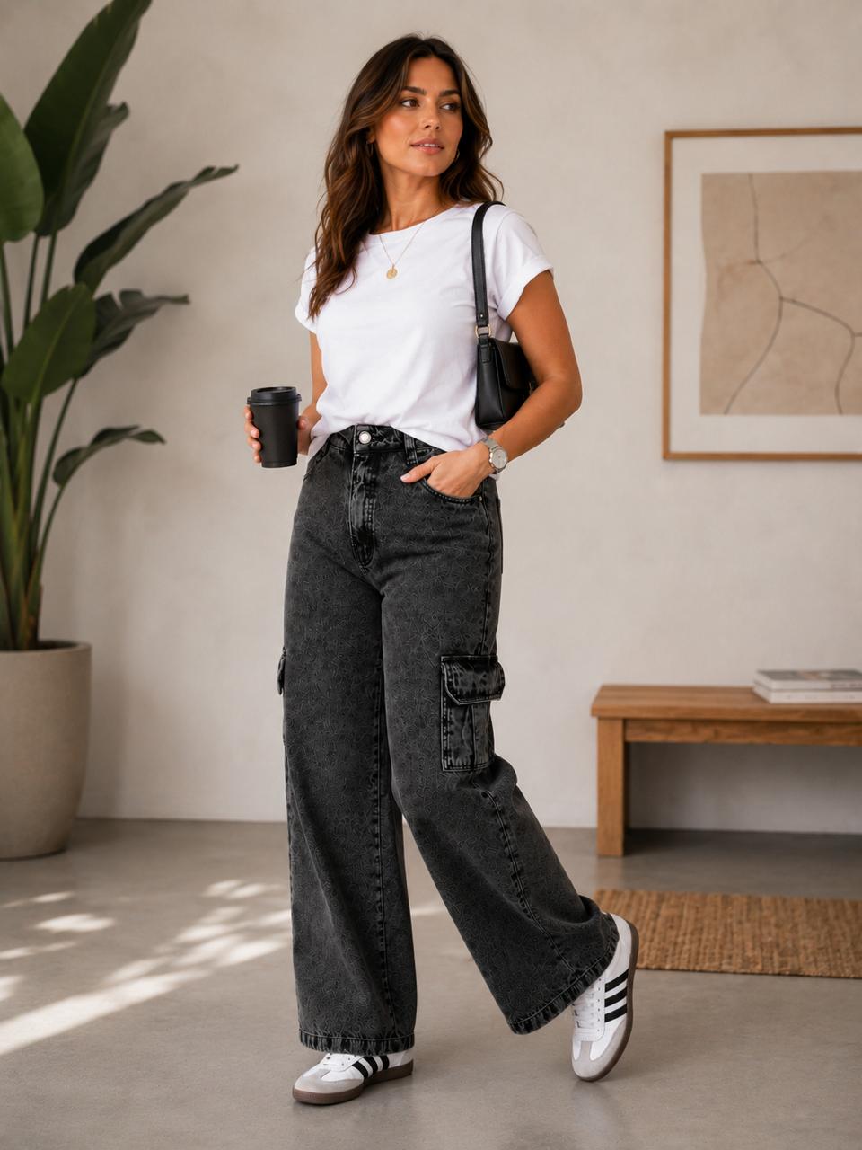 Calça Cargo Urban Noir